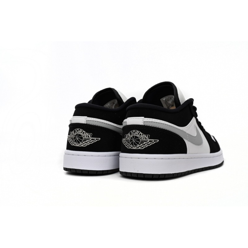 BoostMasterLin Air Jordan 1 Low Black and White Gray 552780-018