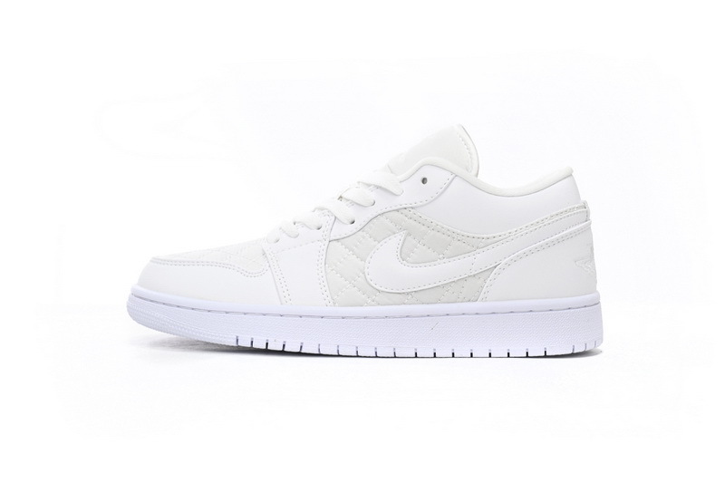 BoostMasterLin Air Jordan 1 Low Quilted White DB6480-100