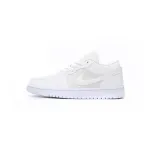 BoostMasterLin Air Jordan 1 Low Quilted White DB6480-100
