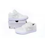 BoostMasterLin Air Jordan 1 Low Quilted White DB6480-100
