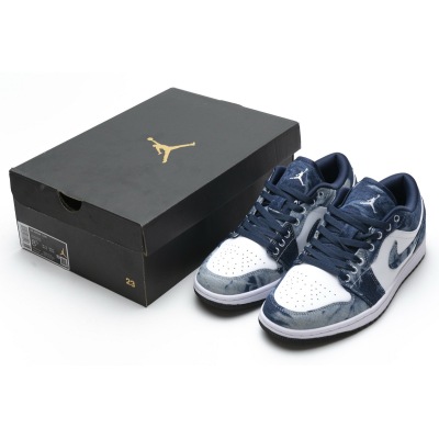 BoostMasterLin Air Jordan 1 Low Washed Denim CZ8455-100 02