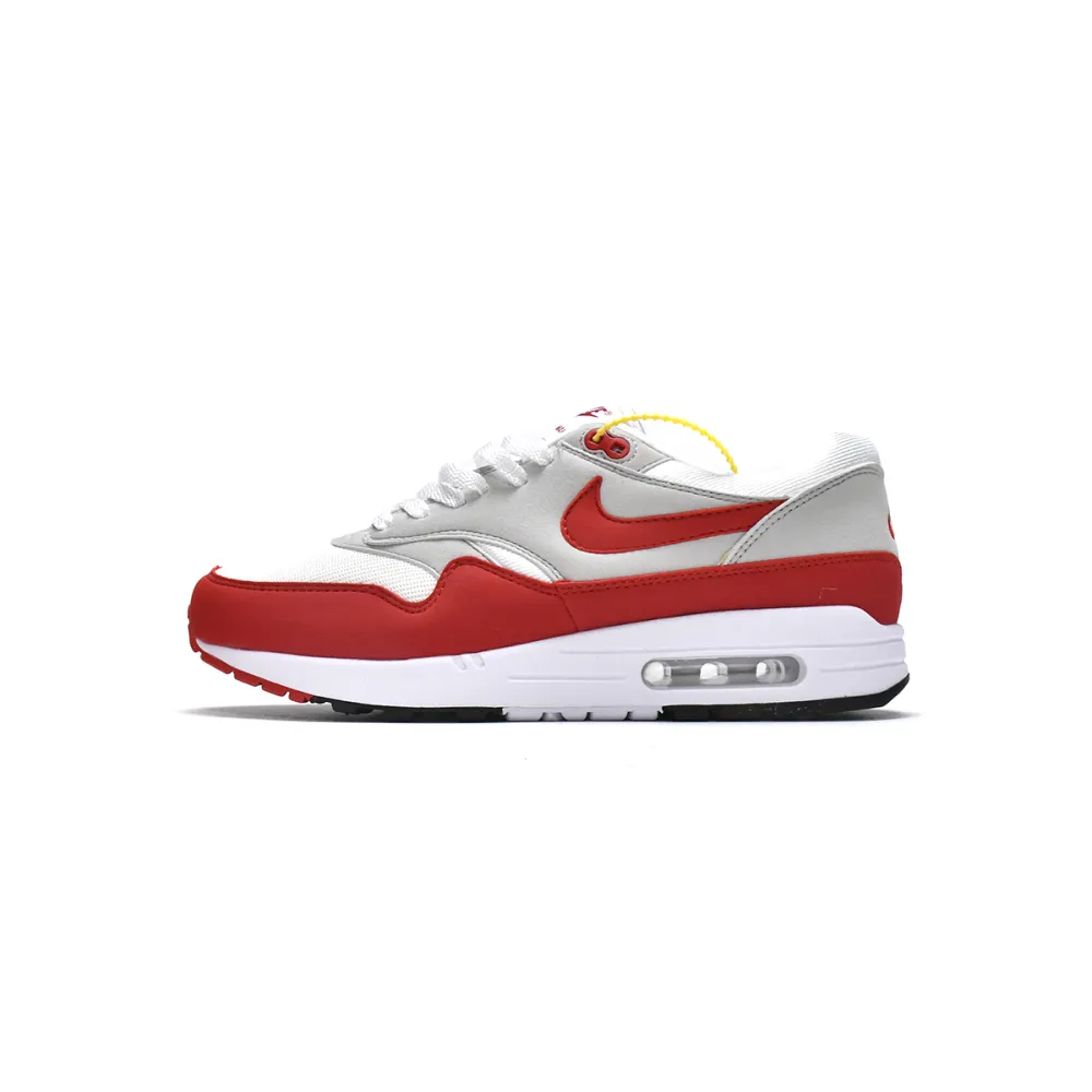BoostMasterLin Air Max 1 OG Anniversary Grey White Red 908375-103