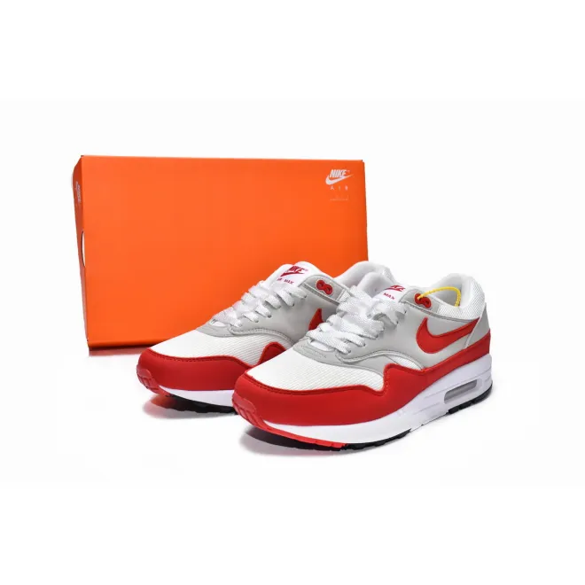 BoostMasterLin Air Max 1 OG Anniversary Grey White Red 908375-103