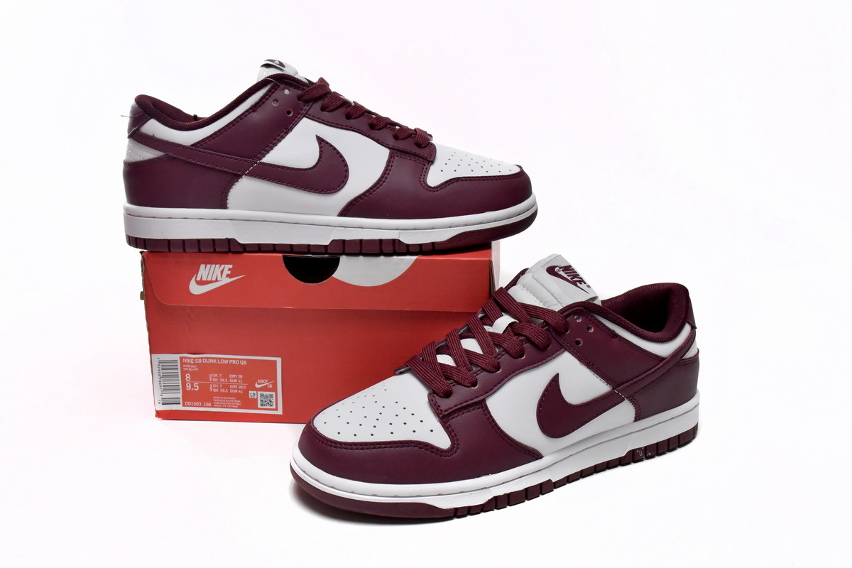 BoostMasterLin Dunk Low Bordeaux DD1503-108
