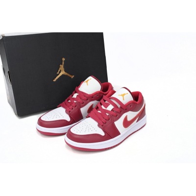 BoostMasterLin Jordan 1 Low Cardinal Red 553560-607 02