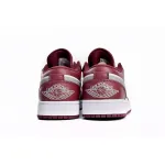 BoostMasterLin Jordan 1 Low White Bordeaux 553558-615