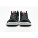 BoostMasterLin Jordan 1 Mid Black Particle Grey Gym Red 554724-060