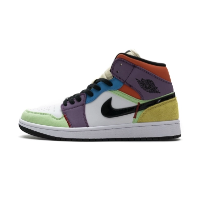 BoostMasterLin Jordan 1 Mid SE Multi-Color (W) CW1140-100 01