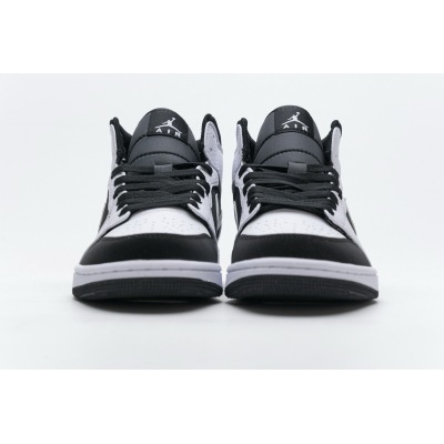 BoostMasterLin Jordan 1 Mid White Black 554724-113 02