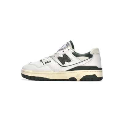 BoostMasterLin New Balance 550 Aime Leon Dore White Green BB550ALD 01