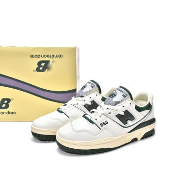 BoostMasterLin New Balance 550 Aime Leon Dore White Green BB550ALD 02
