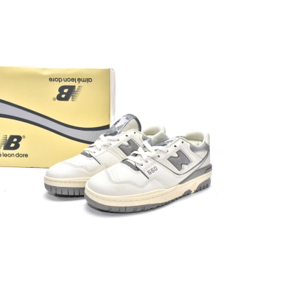 BoostMasterLin New Balance 550 Aime Leon Dore White Grey BB550ALE 02