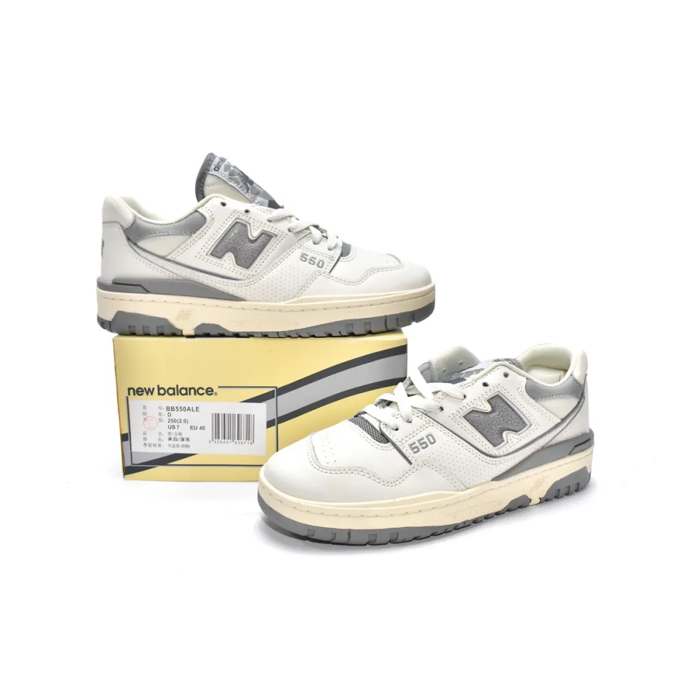 BoostMasterLin New Balance 550 Aime Leon Dore White Grey BB550ALE