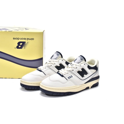 BoostMasterLin New Balance 550 Aime Leon Dore White Navy BB550ALF 02