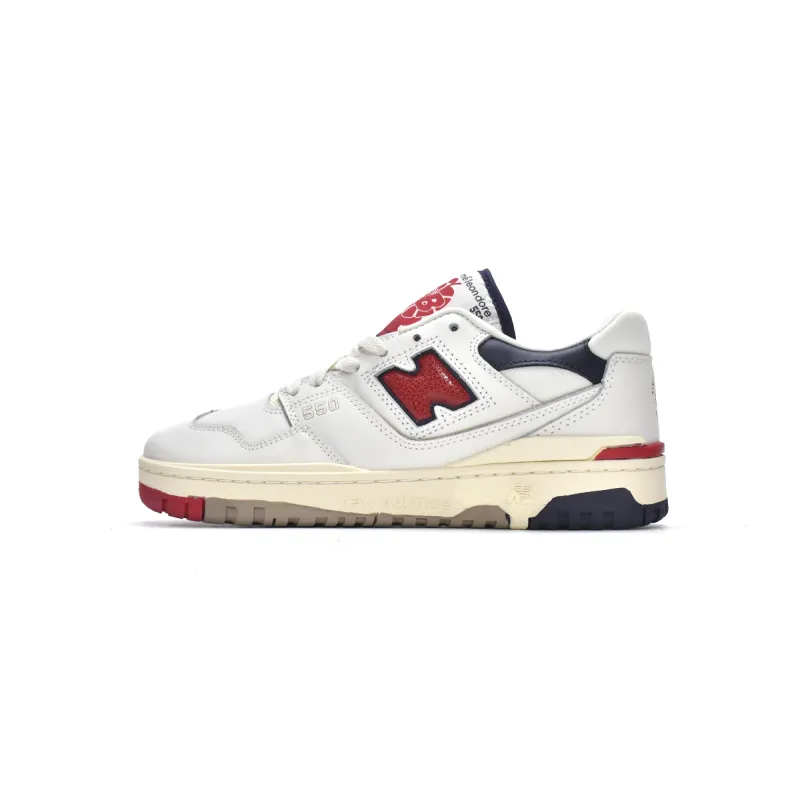 BoostMasterLin New Balance 550 Aime Leon Dore White Navy Red BB550A3 