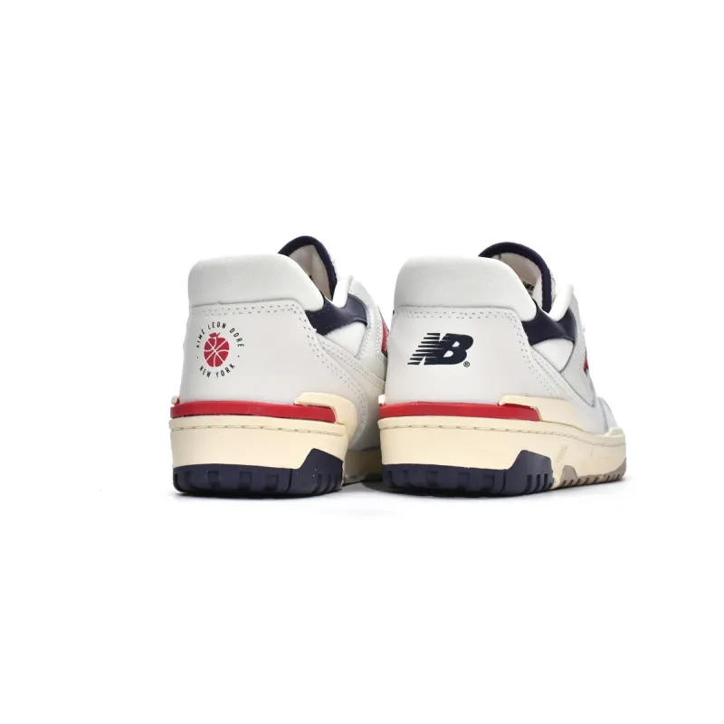 BoostMasterLin New Balance 550 Aime Leon Dore White Navy Red BB550A3 