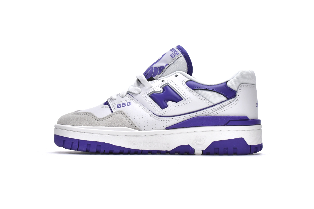 BoostMasterLin New Balance 550 White Purple BB550WR1