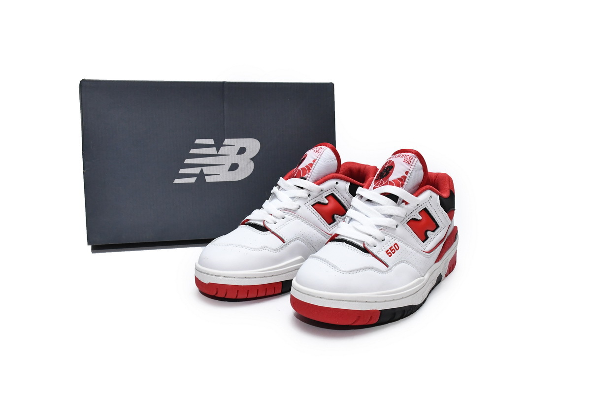 BoostMasterLin New Balance 550 White Red BB550SE1