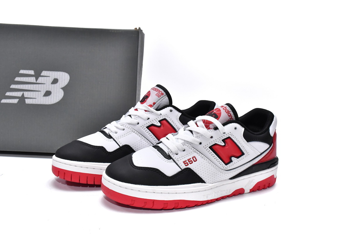 BoostMasterLin New Balance 550 White Red Black BB550HR1 