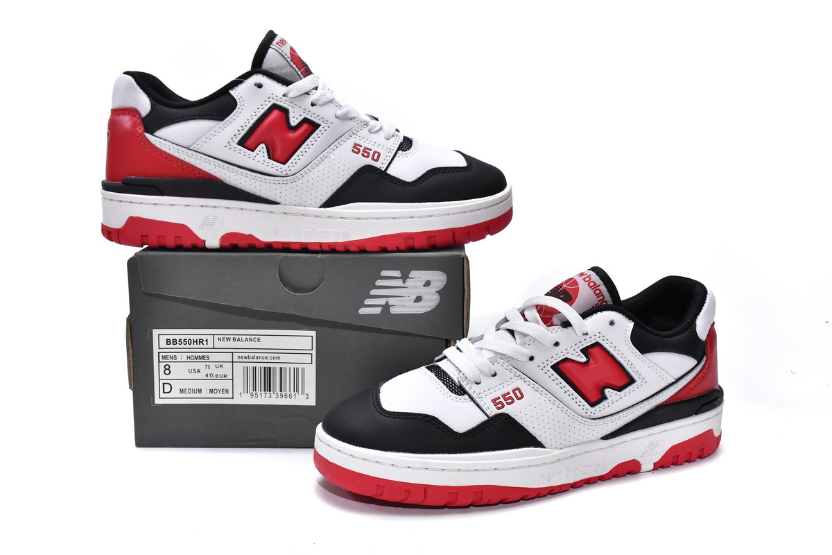 BoostMasterLin New Balance 550 White Red Black BB550HR1 