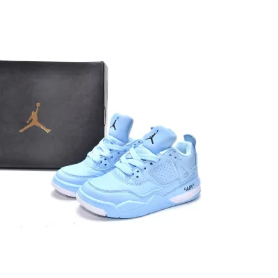 Kid Shoes og Air Jordan 4 Retro PS Sky Blue CV9388-004