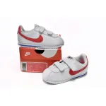 Kid Shoes og Cortez Basic SL White Varsity Red 904769-103