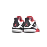 Kid Shoes og Jordan 4 Retro Fire Red (2020) (PS) BQ7669-160
