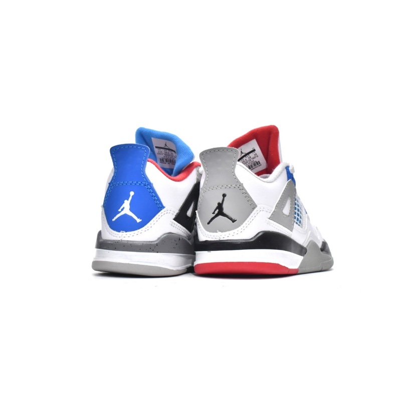 Kid Shoes og Jordan 4 Retro What The (PS) BQ7669-146
