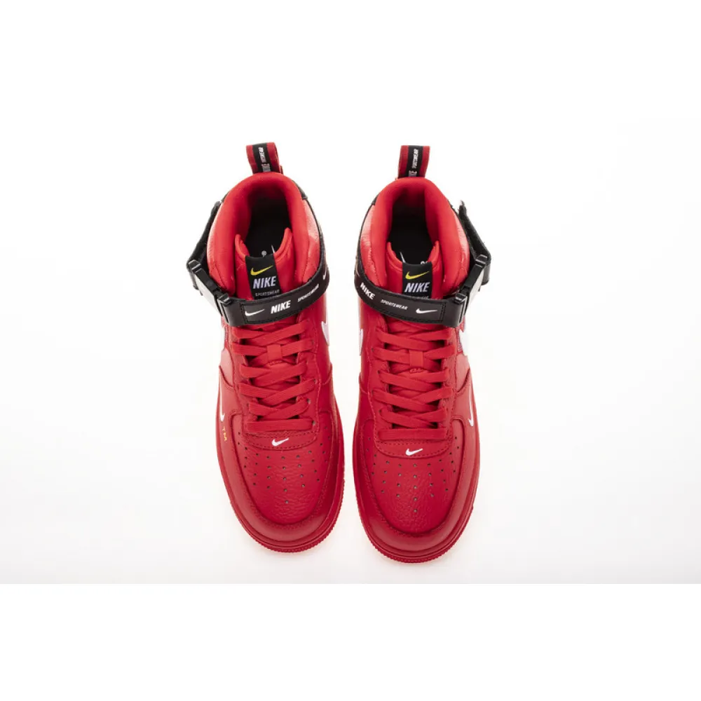 og Air Force 1 Mid Utility University Red 804609-605