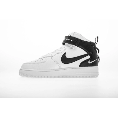 og Air Force 1 Mid Utility White Black 804609-103 01