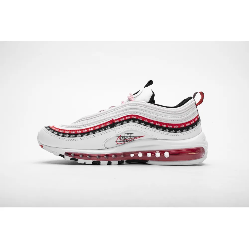 og Air Max 97 Sketch Logo White Black Red CK9397-100