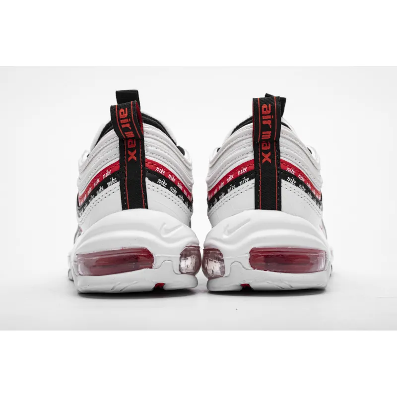 og Air Max 97 Sketch Logo White Black Red CK9397-100