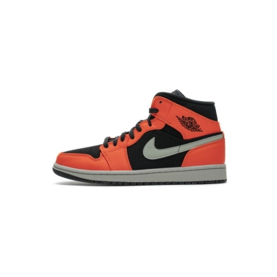 og Jordan 1 Mid Black Cone 554724-062 01