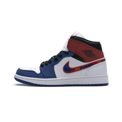 og Jordan 1 Mid Multi-Color Swoosh 852542-146 , 01