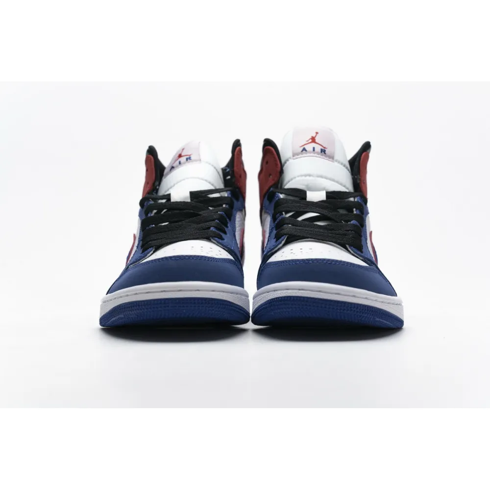 og Jordan 1 Mid Multi-Color Swoosh 852542-146 ,