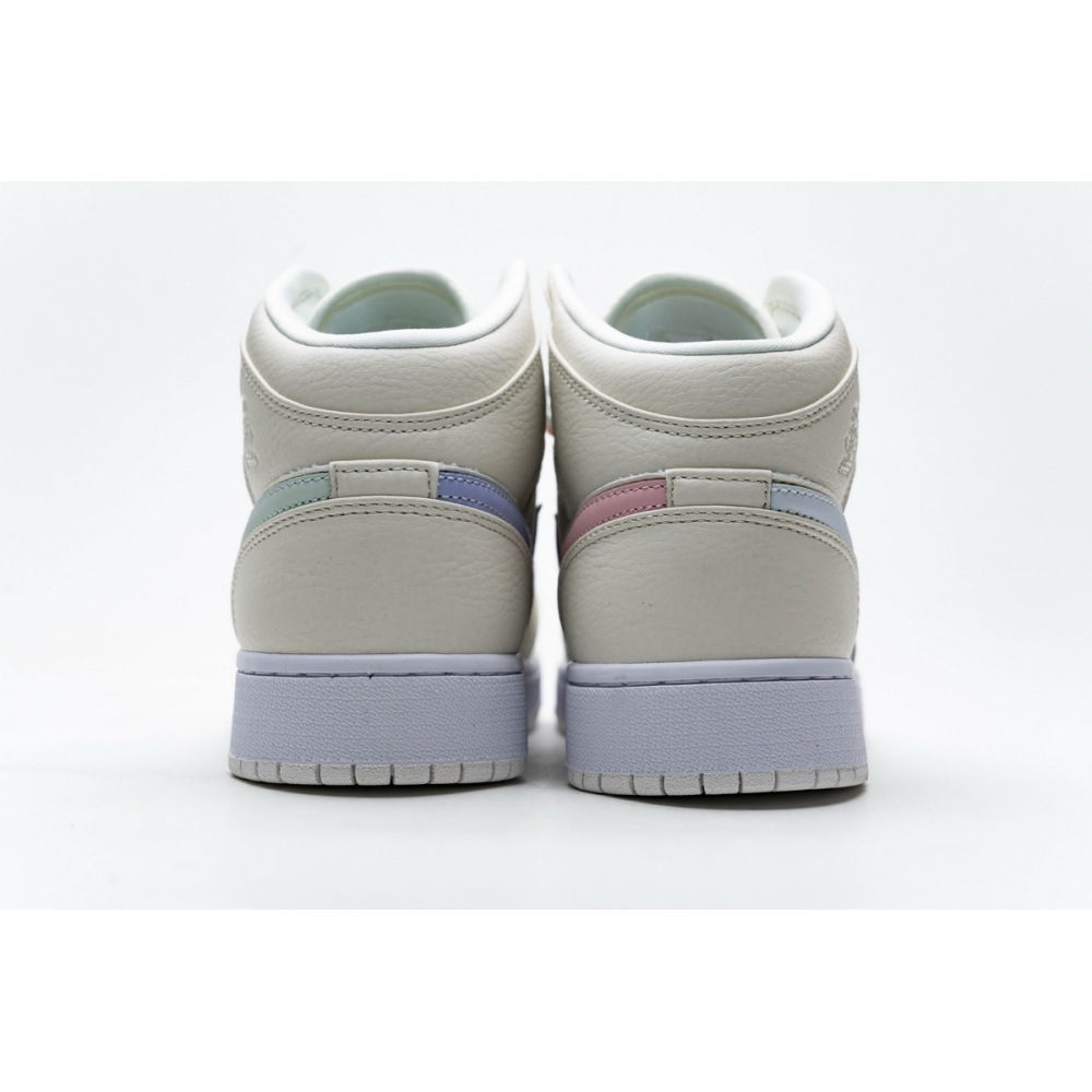 og Jordan 1 Mid Multi-Color Swoosh Phantom (GS) 555112-035