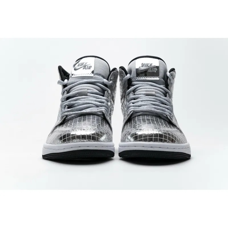 og Jordan 1 Mid SE Disco Metallic Silver (W) CU9304-001
