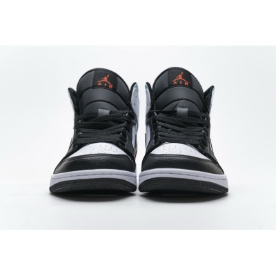 og Jordan 1 Mid SE White Black Red Spruce (GS) BQ6931-100 02