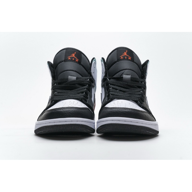 og Jordan 1 Mid SE White Black Red Spruce (GS) BQ6931-100