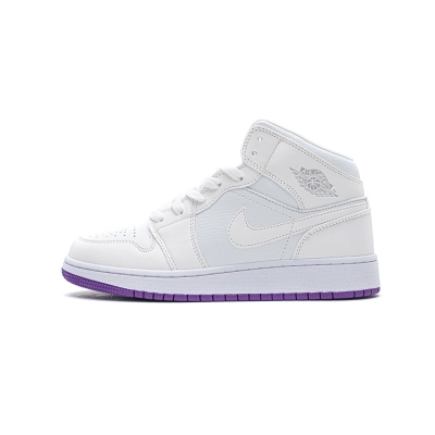 og Jordan 1 Mid SE White Fuchsia Blast 555112-100 01