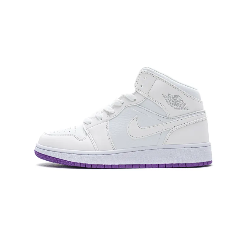 og Jordan 1 Mid SE White Fuchsia Blast 555112-100