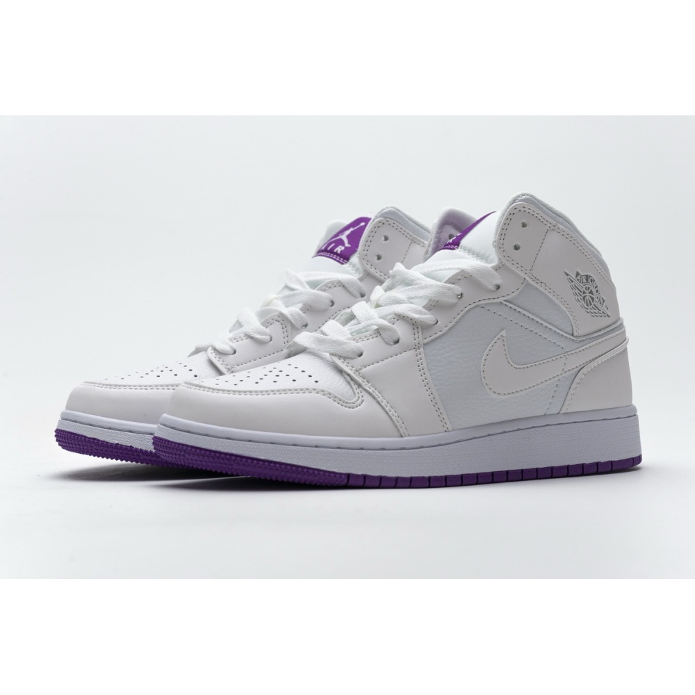 og Jordan 1 Mid SE White Fuchsia Blast 555112-100