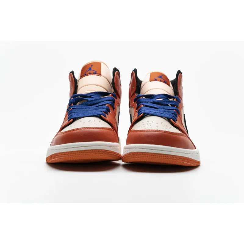 og Jordan 1 Mid Team Orange Black 852542-800