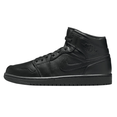 og Jordan 1 Mid Triple Black (2022) 554724-093 01