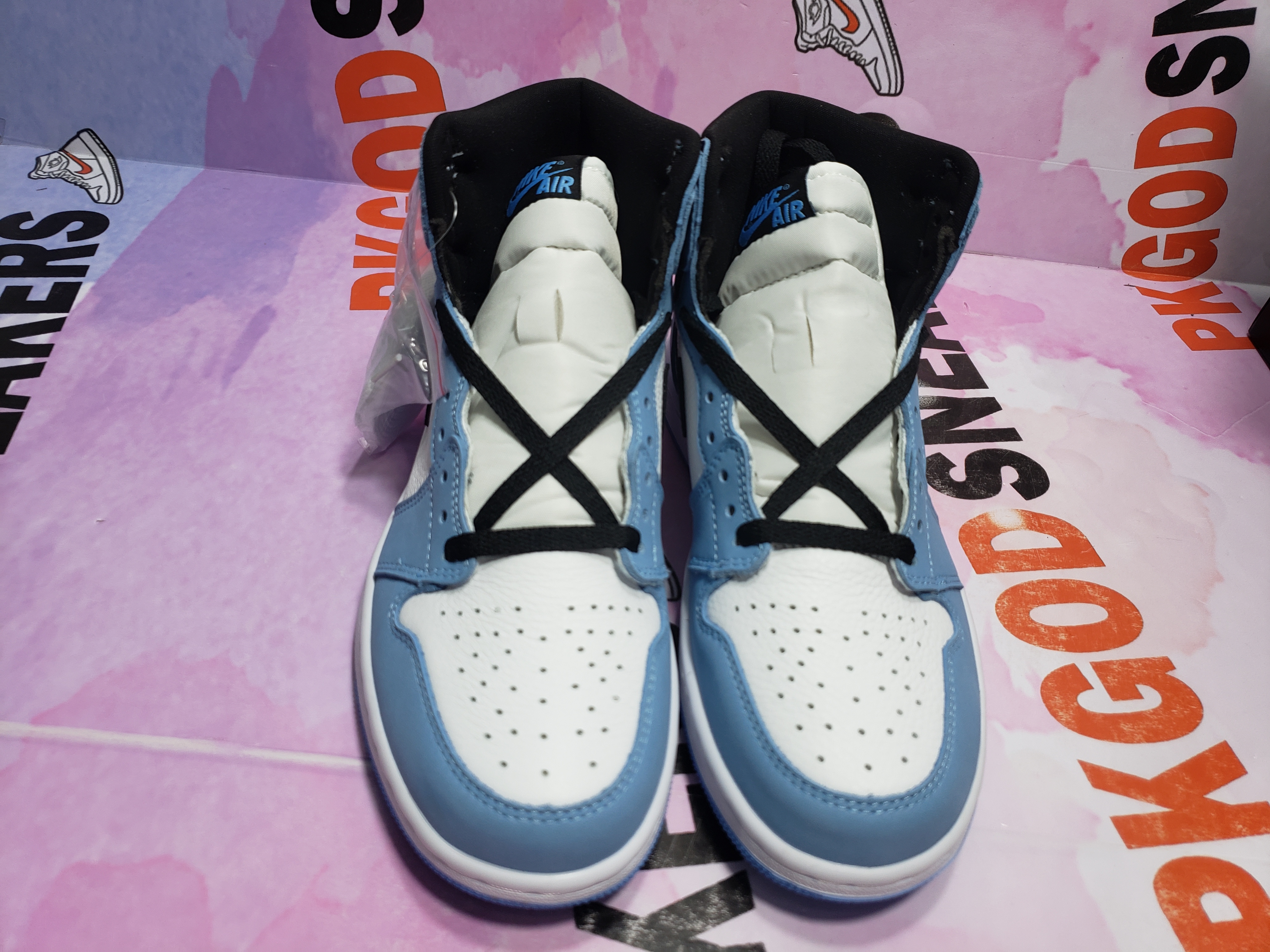 og Jordan 1 Retro High White University Blue Black 555088-134