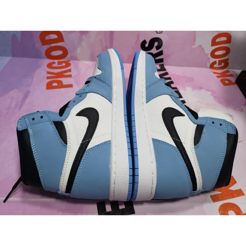 og Jordan 1 Retro High White University Blue Black 555088-134