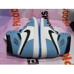 og Jordan 1 Retro High White University Blue Black 555088-134