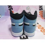 og Jordan 1 Retro High White University Blue Black 555088-134