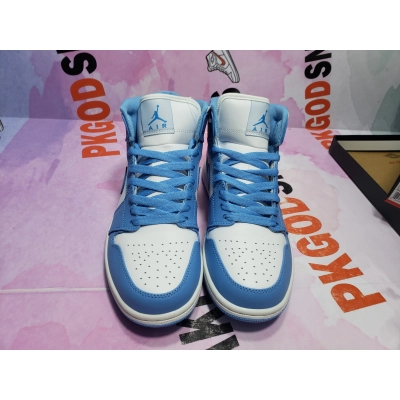 og Jordan 1 Retro Mid UNC 575441-117 02