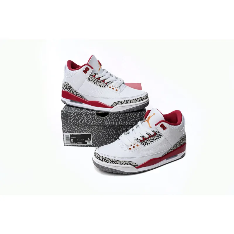 OG Jordan 3 Retro Cardinal Red CT8532-126